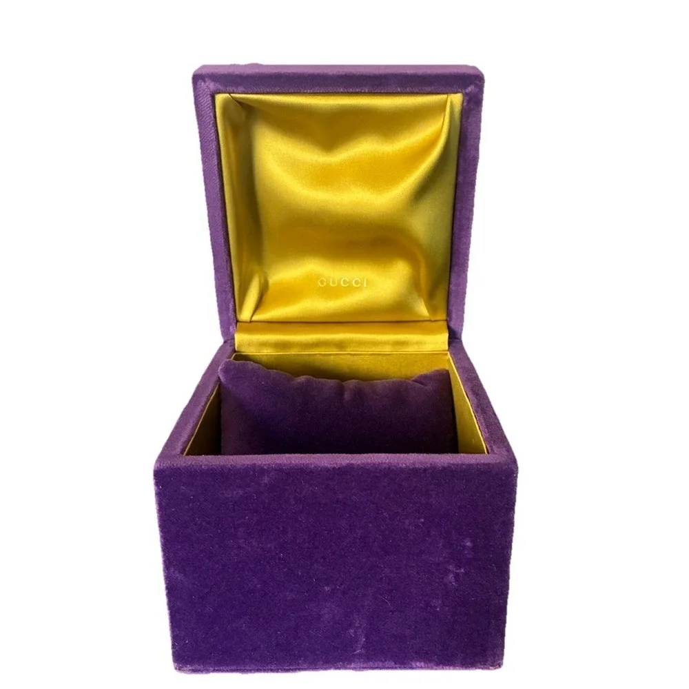 Gucci Box Purple Velvet Bracelet Watch Accessories 5x5x4.5